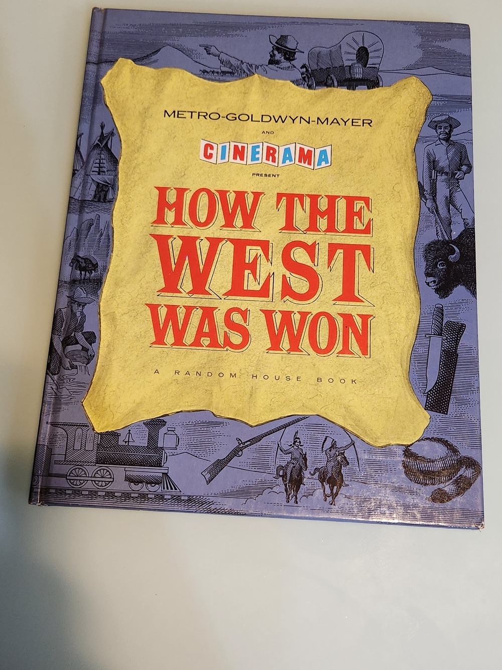How The West Was Won Hardback Book.